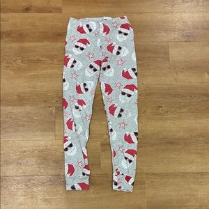 Place Gray Cool Santa graphic sunglasses‎ Print Leggings